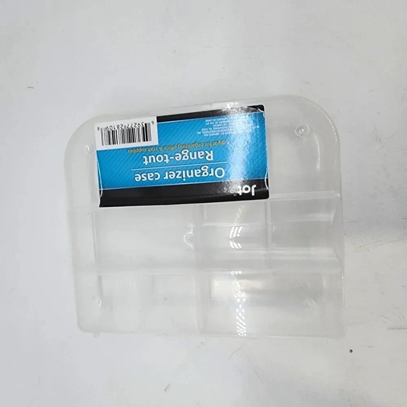 Jot Clear Lock-Top Organizer Storage Case Container 9 Sections 7.5"x6.5"x1.75” - Picture 3 of 10